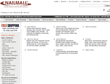Tablet Screenshot of nailsupply123.com